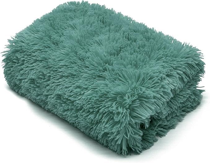Soft & Snug Faux Fur Throw Blanket with Reversible Sherpa Teddy Fleece | Night Zone