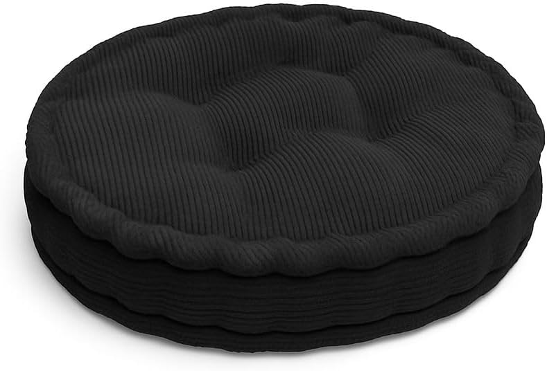 Round Fleece Booster Seat Pad 10cm Thick – Soft Chair Cushion for Extra Comfort | Night Zone
