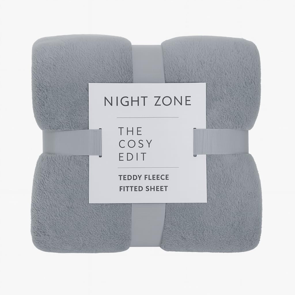 Teddy Fleece Fitted Sheet 30cm Deep – Extra Deep Teddy Bear Bedding | Night Zone