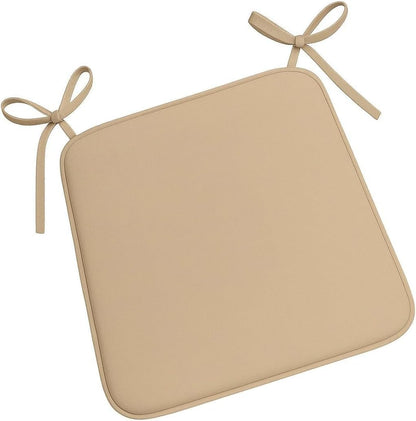 Multicolour Square Chair Seat Pads 38x38cm – 3cm Thick Cushions with Ties | Night Zone