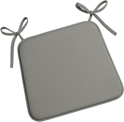 Multicolour Square Chair Seat Pads 38x38cm – 3cm Thick Cushions with Ties | Night Zone