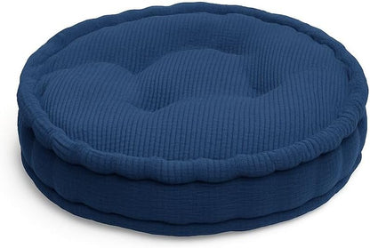 Round Fleece Booster Seat Pad 10cm Thick – Soft Chair Cushion for Extra Comfort | Night Zone