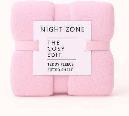 Teddy Fleece Fitted Sheet 30cm Deep – Extra Deep Teddy Bear Bedding | Night Zone
