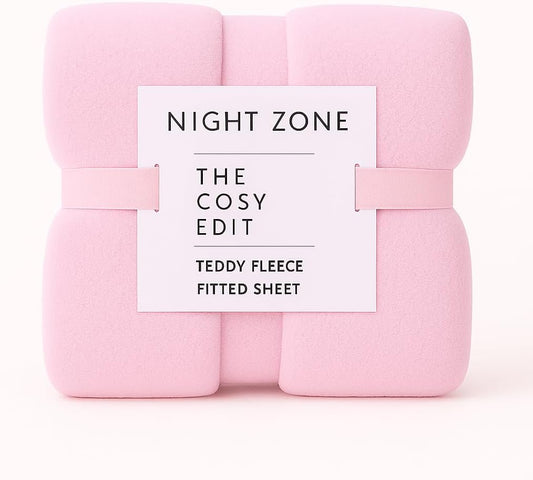 Teddy Fleece Fitted Sheet 30cm Deep – Extra Deep Teddy Bear Bedding | Night Zone