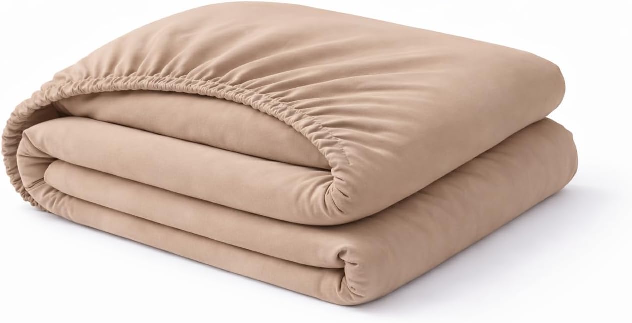 Microfibre Fitted Sheet 25cm Deep – Soft Easy Care Bedding | Night Zone