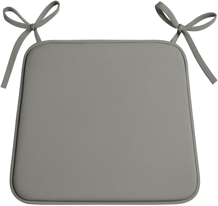 Multicolour Square Chair Seat Pads 38x38cm – 3cm Thick Cushions with Ties | Night Zone