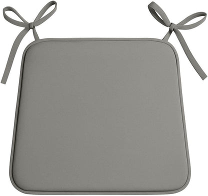 Multicolour Square Chair Seat Pads 38x38cm – 3cm Thick Cushions with Ties | Night Zone