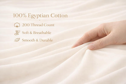 Flat Sheet 100% Egyptian Cotton 200 Thread Count Hotel Quality