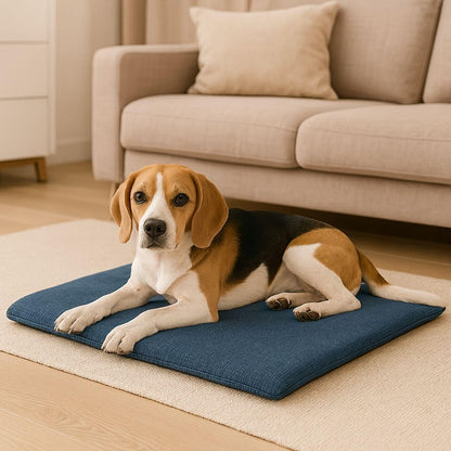 Fleece Pet Mat Washable Dog & Cat Bed – Super Soft Pet Cushion | Night Zone