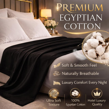 Flat Sheet 100% Egyptian Cotton 200 Thread Count Hotel Quality