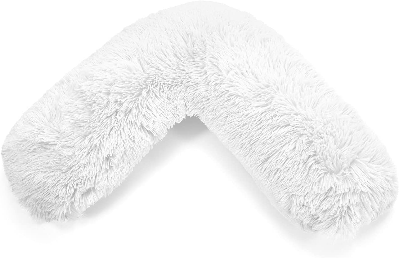 Cuddles V Shaped Pillow with Case or V Pillowcase Only – Orthopaedic Support Cushion | Night Zone
