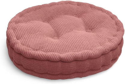 Round Fleece Booster Seat Pad 10cm Thick – Soft Chair Cushion for Extra Comfort | Night Zone
