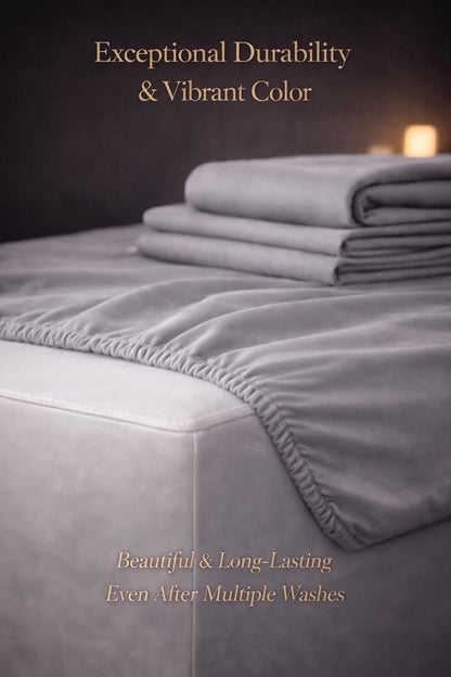 Microfibre Fitted Sheet 25cm Deep – Soft Easy Care Bedding | Night Zone