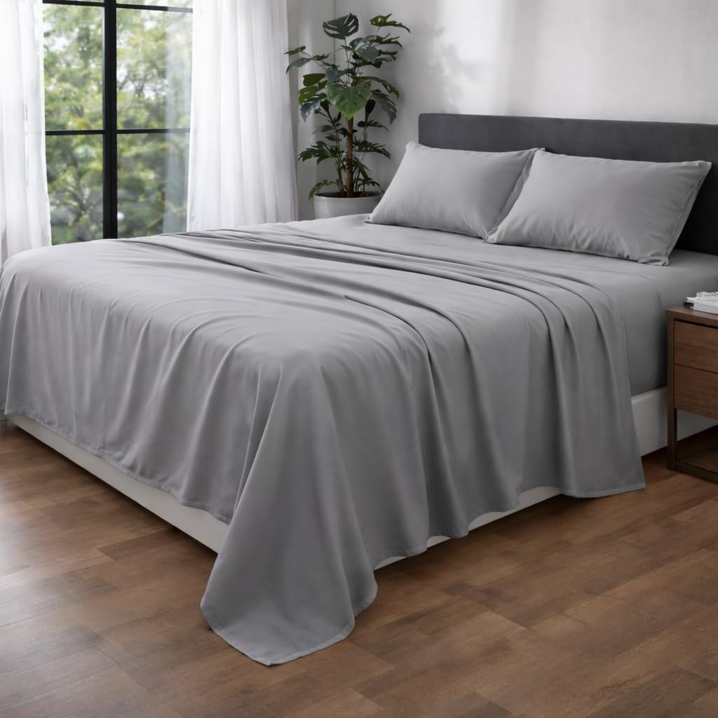 Microfibre Flat Sheet – Ultra Soft Breathable Easy Care Durable Bed Sheet | Night Zone