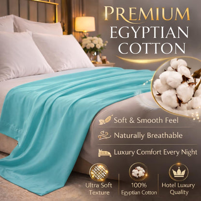 Flat Sheet 100% Egyptian Cotton 200 Thread Count Hotel Quality