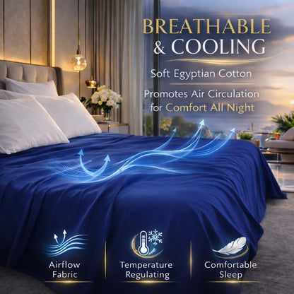 Flat Sheet 100% Egyptian Cotton 200 Thread Count Hotel Quality