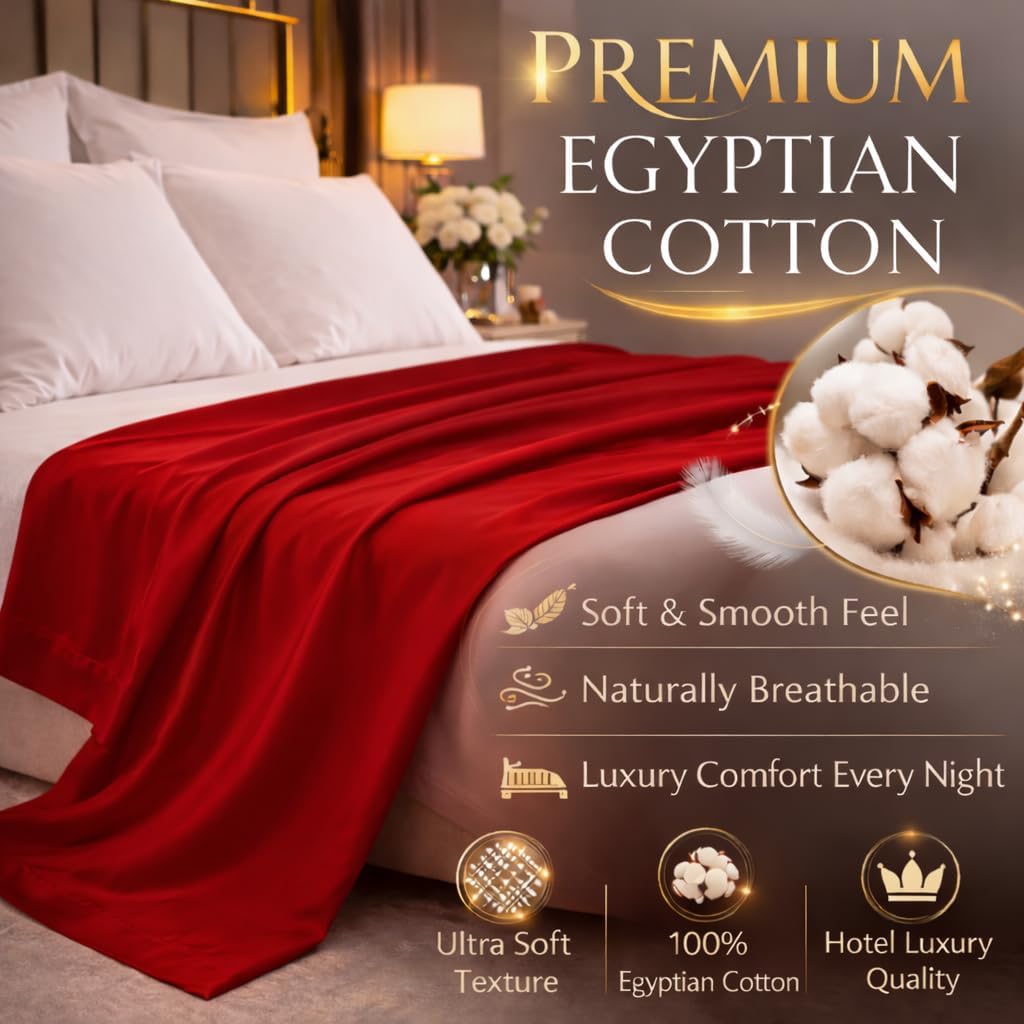 Flat Sheet 100% Egyptian Cotton 200 Thread Count Hotel Quality