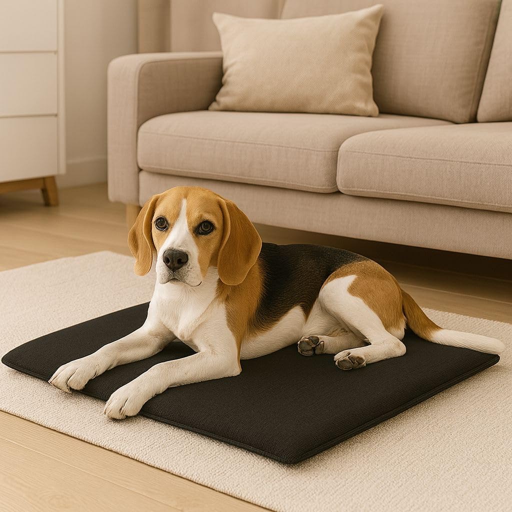 Fleece Pet Mat Washable Dog & Cat Bed – Super Soft Pet Cushion | Night Zone