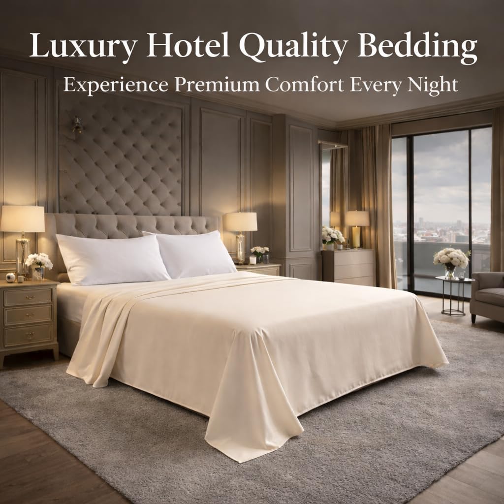 Flat Bed Sheet 400 Thread Count 100% Egyptian Cotton Flat Sheet