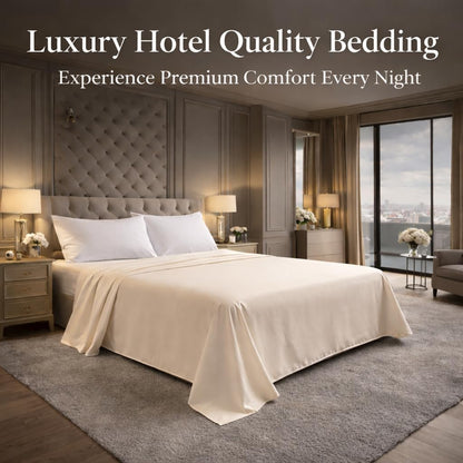 Flat Bed Sheet 400 Thread Count 100% Egyptian Cotton Flat Sheet