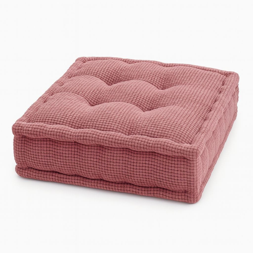 Square Fleece Booster Seat Pad 10cm Thick – Soft Chair Cushion for Extra Comfort | Night Zone