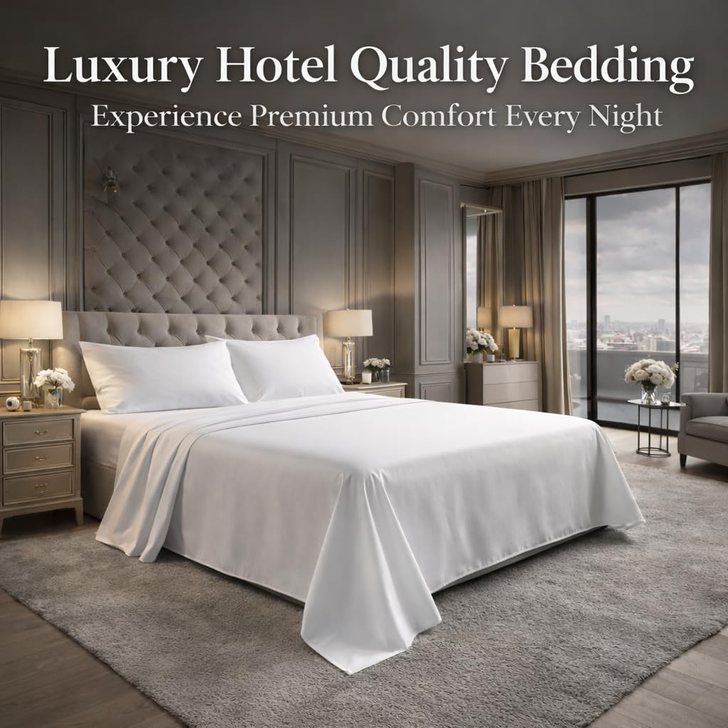 Flat Bed Sheet 400 Thread Count 100% Egyptian Cotton Flat Sheet