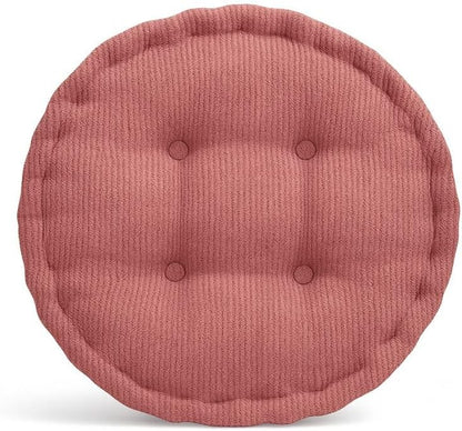 Round Fleece Booster Seat Pad 10cm Thick – Soft Chair Cushion for Extra Comfort | Night Zone