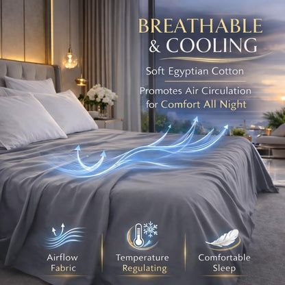 Flat Sheet 100% Egyptian Cotton 200 Thread Count Hotel Quality