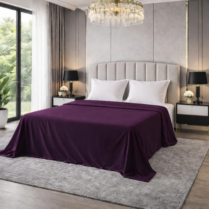 Polycotton Flat Sheet – Soft Easy Care Bed Linen | Night Zone