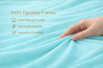 Flat Sheet 100% Egyptian Cotton 200 Thread Count Hotel Quality