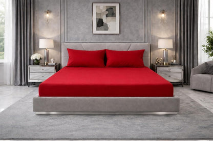 Extra Deep Fitted Sheet 40cm – Polycotton Easy Care Bedding | Night Zone