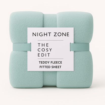 Teddy Fleece Fitted Sheet 30cm Deep – Extra Deep Teddy Bear Bedding | Night Zone