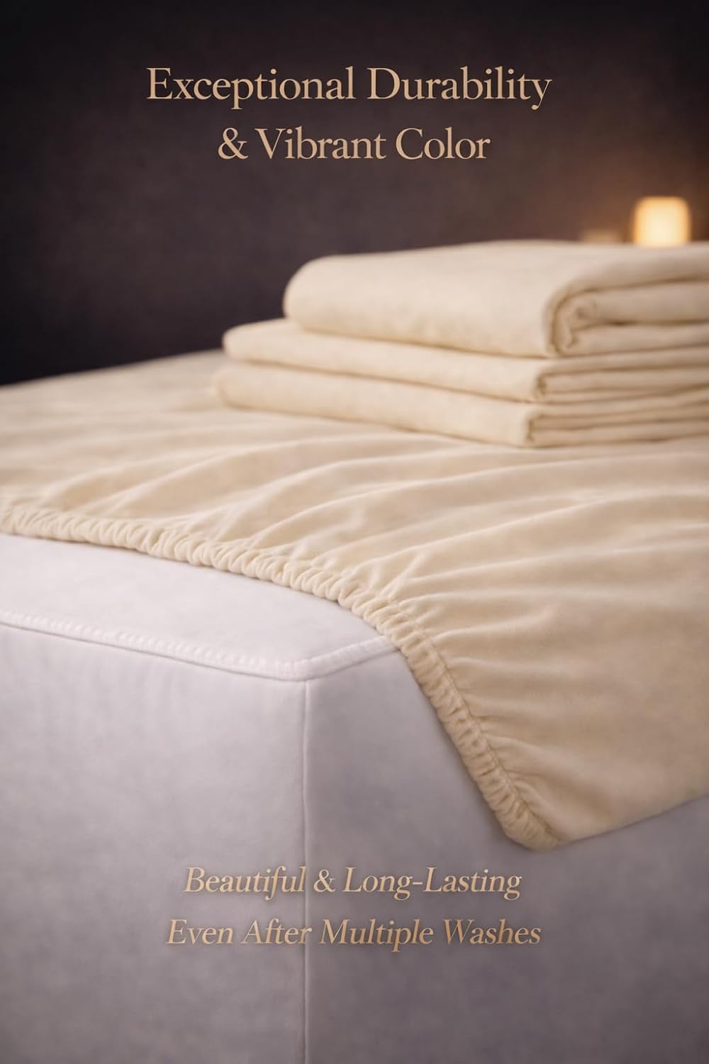 Microfibre Fitted Sheet 25cm Deep – Soft Easy Care Bedding | Night Zone