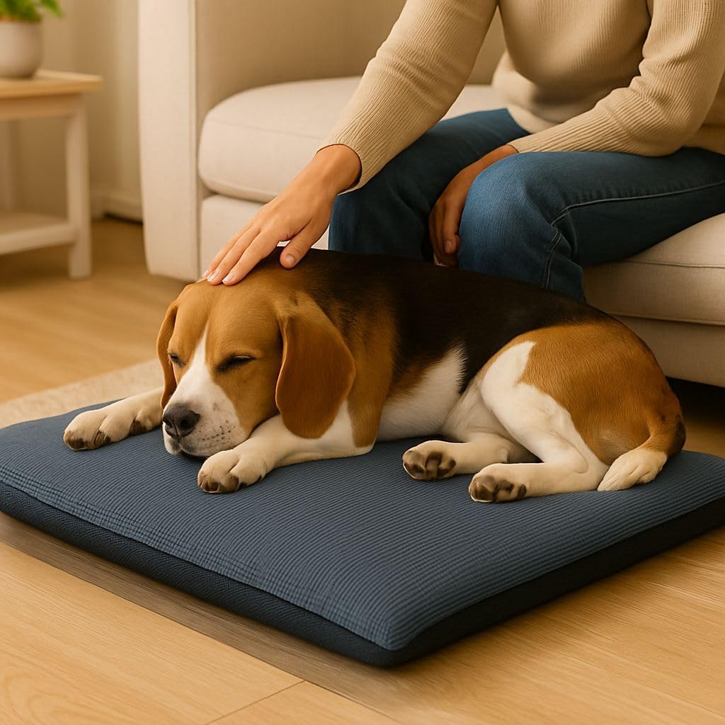 Fleece Pet Mat Washable Dog & Cat Bed – Super Soft Pet Cushion | Night Zone