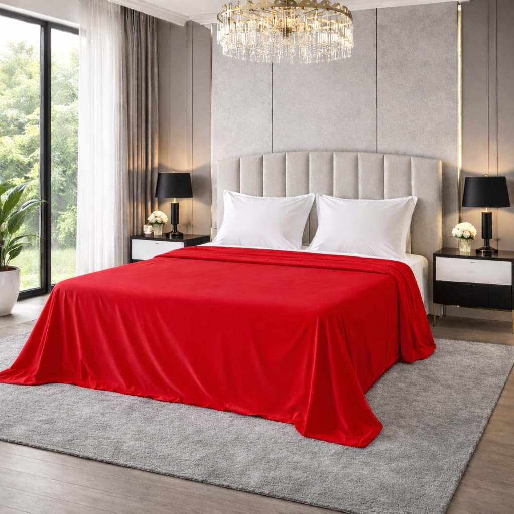 Polycotton Flat Sheet – Soft Easy Care Bed Linen | Night Zone