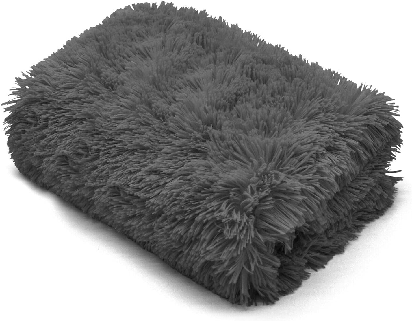 Soft & Snug Faux Fur Throw Blanket with Reversible Sherpa Teddy Fleece | Night Zone