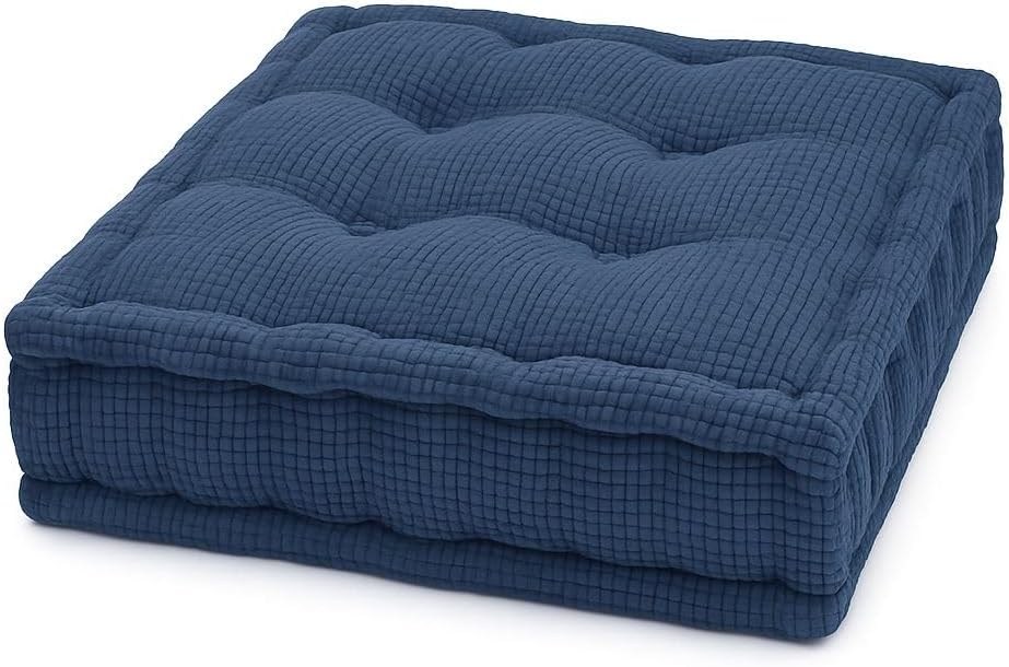Square Fleece Booster Seat Pad 10cm Thick – Soft Chair Cushion for Extra Comfort | Night Zone