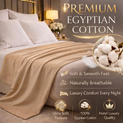 Flat Sheet 100% Egyptian Cotton 200 Thread Count Hotel Quality