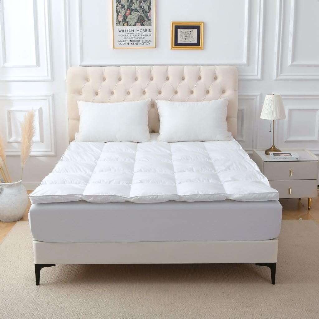 Goose Feather & Down Mattress Topper 5cm – Luxury Hotel Style Mattress Topper | Night Zone