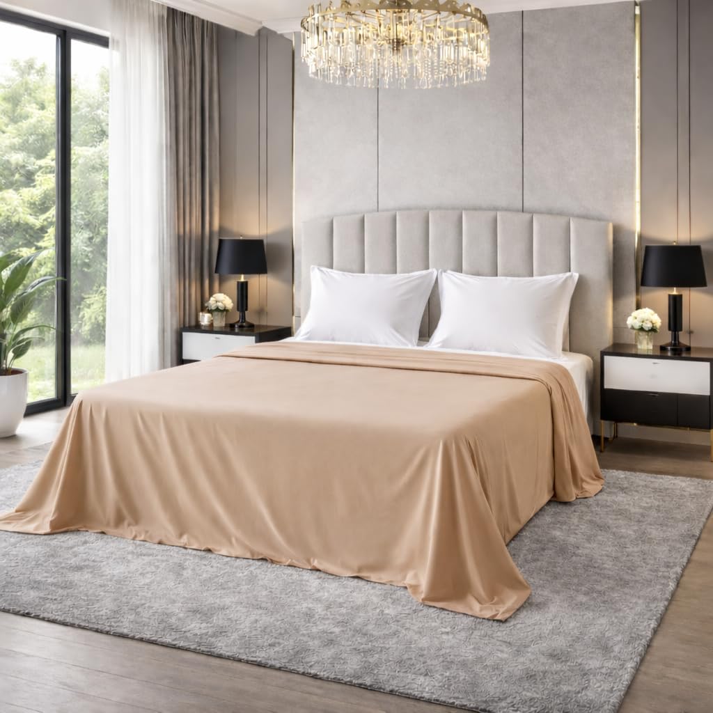 Polycotton Flat Sheet – Soft Easy Care Bed Linen | Night Zone