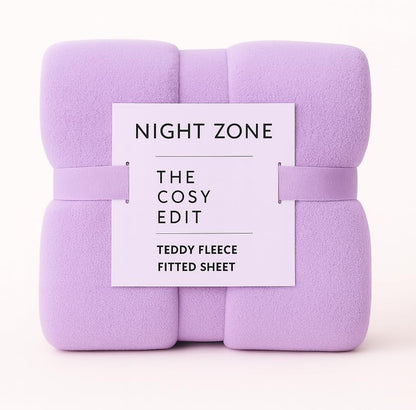 Teddy Fleece Fitted Sheet 30cm Deep – Extra Deep Teddy Bear Bedding | Night Zone