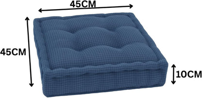 Square Fleece Booster Seat Pad 10cm Thick – Soft Chair Cushion for Extra Comfort | Night Zone