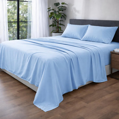 Microfibre Flat Sheet – Ultra Soft Breathable Easy Care Durable Bed Sheet | Night Zone