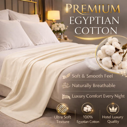 Flat Sheet 100% Egyptian Cotton 200 Thread Count Hotel Quality