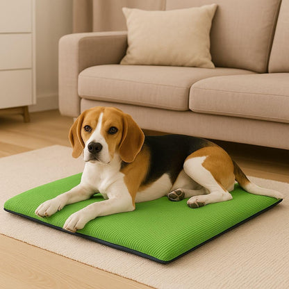 Fleece Pet Mat Washable Dog & Cat Bed – Super Soft Pet Cushion | Night Zone