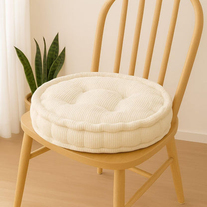 Round Fleece Booster Seat Pad 10cm Thick – Soft Chair Cushion for Extra Comfort | Night Zone