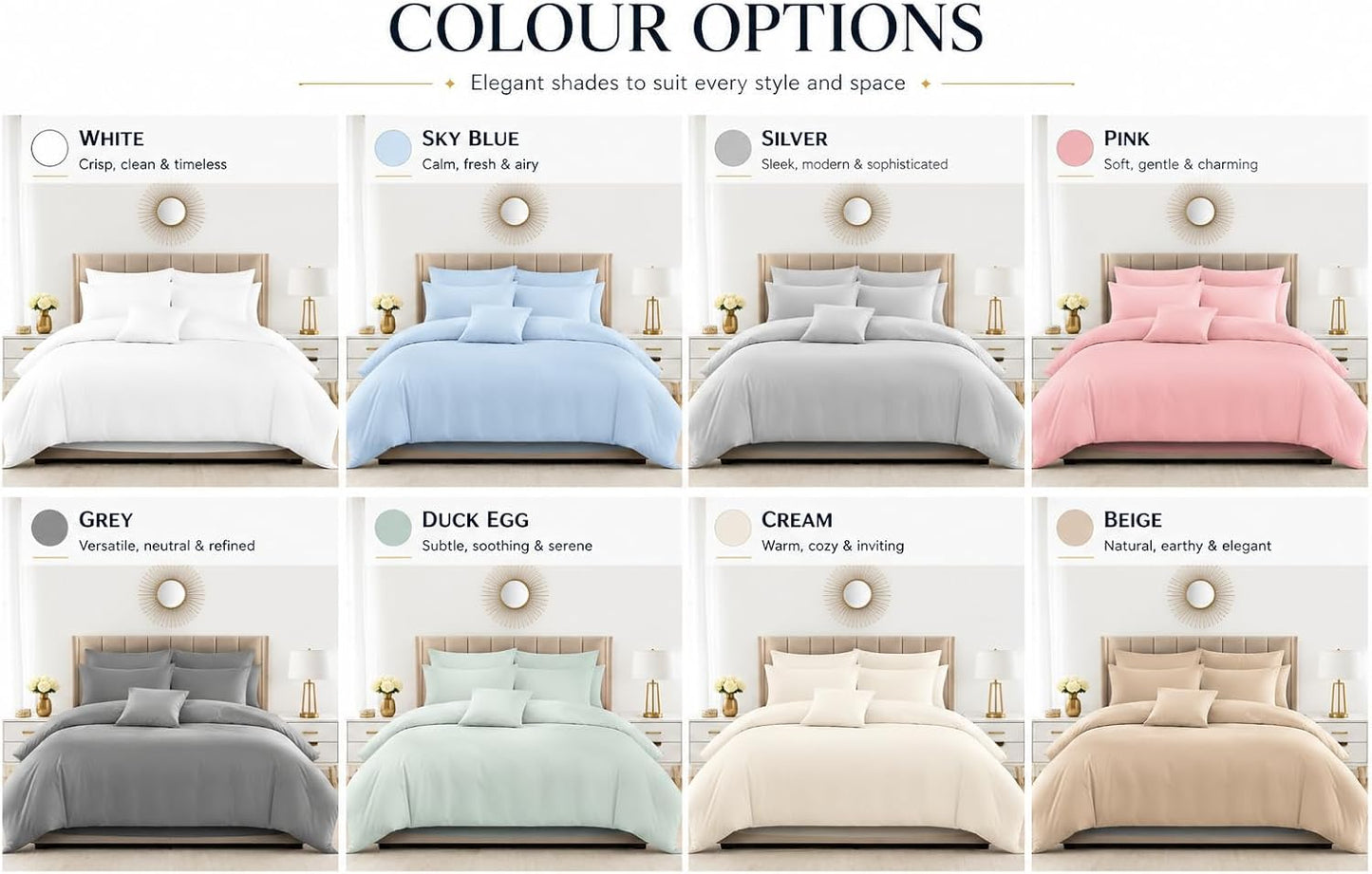 Microfibre Duvet Cover Set – Ultra Soft Easy Care Bedding | Night Zone