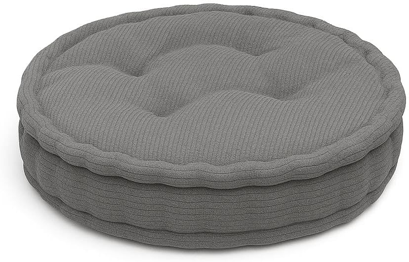 Round Fleece Booster Seat Pad 10cm Thick – Soft Chair Cushion for Extra Comfort | Night Zone