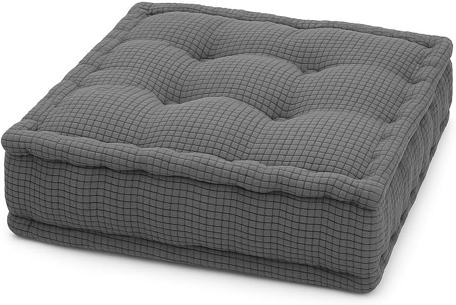 Square Fleece Booster Seat Pad 10cm Thick – Soft Chair Cushion for Extra Comfort | Night Zone