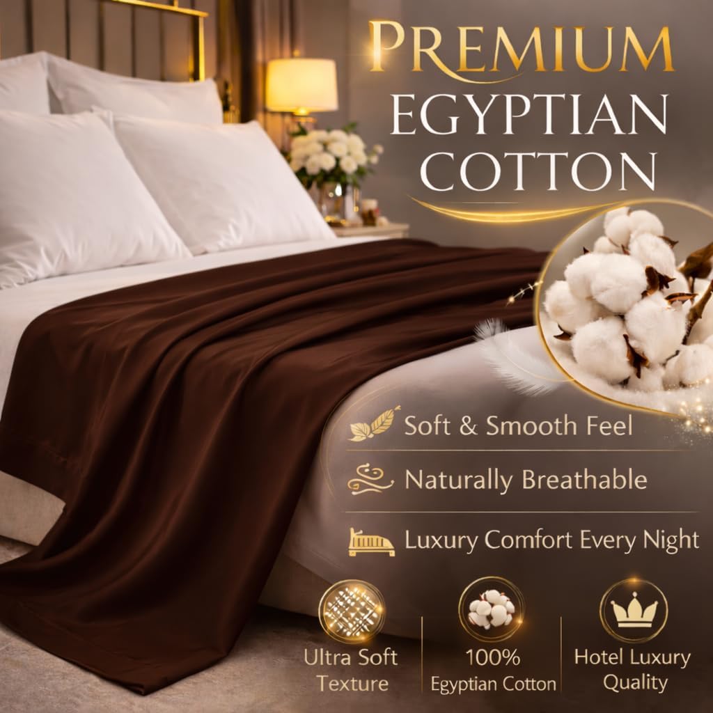 Flat Sheet 100% Egyptian Cotton 200 Thread Count Hotel Quality